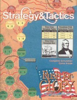 WWW Strategy & Tactics Magazine #127, with Rush to Glory, War with Mexico 1846 7, Board Game Toys & Games