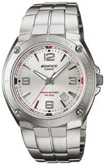 Casio Men's Edifice EF126D 7AV Silver Stainless Steel Quartz Watch with Silver Dial Casio Watches