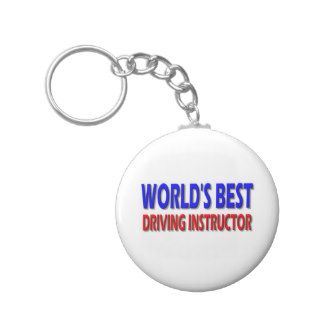 World's Best Driving Instructor Keychains