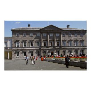 Leinster House Dublin, Irish Government building Poster