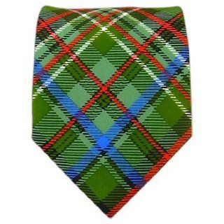 100% Silk Woven Green Soft Plaid Tie at  Mens Clothing store Neckties