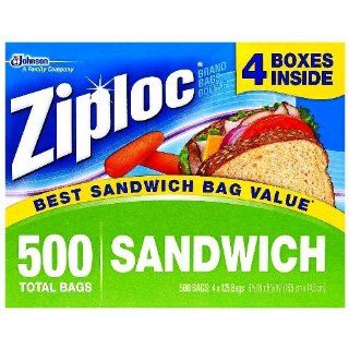 Ziploc Sandwich Bags, 125 Count (Pack of 4)   Food Savers