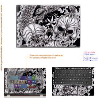 Decalrus   Matte Decal Skin Sticker for LENOVO IdeaPad Yoga 11 11S Ultrabooks with 11.6" screen (IMPORTANT NOTE compare your laptop to "IDENTIFY" image on this listing for correct model) case cover Mat_yoga1111 124 Computers & Accessor