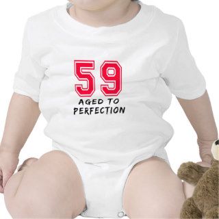 59 Aged To Perfection Birthday Design T Shirt
