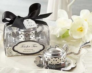 “tea for two” teapot tea infuser by hope and willow