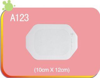 AOKI A123 Transparent Dressing With Label 4" x 4 3/4" 50 per Box    Compare to 3M Tegaderm 1626W Health & Personal Care