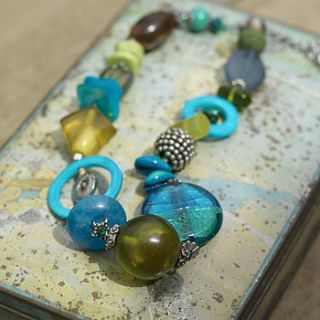 fair trade preeti bead necklace by nkuku