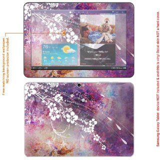 Protective Decal Skin skins Sticker for Samsung Galaxy Tab 10.1 10.1 inch tablet case cover GlxyTAB10 122 Electronics