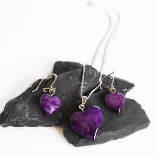 violet heart jewellery by cairn wood design