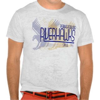 Distressed Parkersburg Riverhawk T Shirt