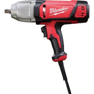 Milwaukee 7 Amp 1/2in. Impact Wrench with Rocker Switch and Detent Pin Socket Retention, Model# 9070-20  Impact Wrenches