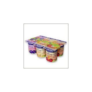 Fruit Flavored Petits Suisses   The Set of 3 Packs   6 Pieces per Pack  Artisan Cheeses  Grocery & Gourmet Food