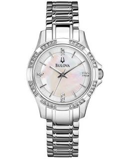 Bulova Womens Stainless Steel Bracelet Watch 30mm 96L191   A Exclusive   Watches   Jewelry & Watches