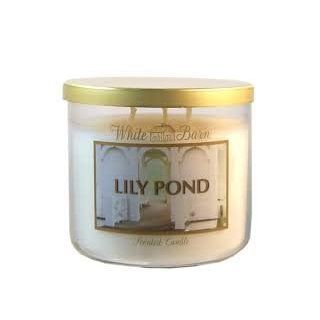 Lily Pond White Barn Scented Candle Bath and Body Works   Candle Lamps