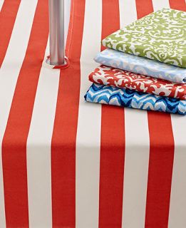 Waverly Outdoor Table Linens, Luna 52 x 70 Umbrella Zip Tablecloth   Table Linens   Dining & Entertaining