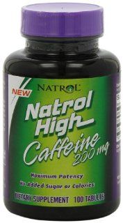 Natrol High Caffeine 200mg Tablets, 100 Count Health & Personal Care