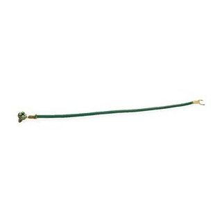 Grounding Pigtail, 8 In, Spade Terminal   Electrical Wires  