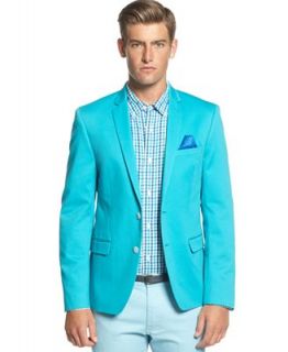 M151 Jacket, Turquoise 2 Button Blazer   Blazers & Sport Coats   Men