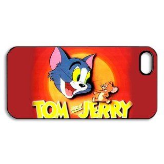 Cartoon Tom and Jerry Cute Kid Series Stylish Printing Apple iPhone 5 5G DIY Cover Custom Case 116_63 Cell Phones & Accessories
