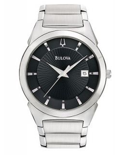 Bulova Mens Stainless Steel Bracelet Watch 38mm 96B149   Watches   Jewelry & Watches