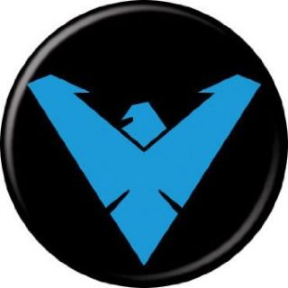 Nightwing Logo   DC Comics   Pinback Button 1.25" Bae 117 Clothing