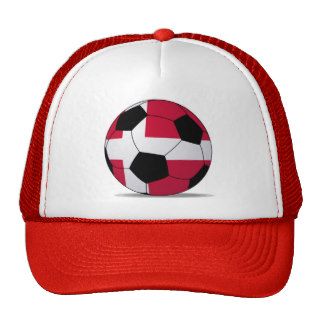SOCCER (BALL) DENMARK MESH HATS