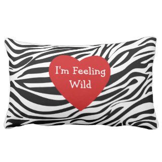 Wild Zebra Mood Lumbar Pillows