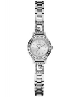 GUESS Watch, Womens Silver Tone Bracelet 19x22mm U85108L1   Watches   Jewelry & Watches