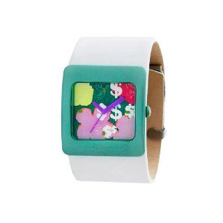 Andy Warhol Women's ANDY114 Double Feature Collection Flower Power Watch Andy Warhol Watches