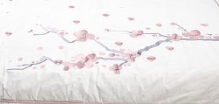 luxury organic cherry blossom baby bedding by bambizi