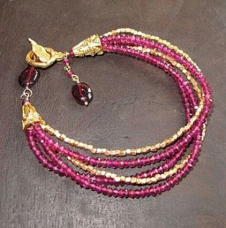 morocco multi strand gemstone bracelet by melinda mulcahy