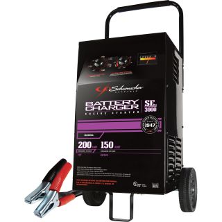 Schumacher Wheeled Starter/Charger —  200/80/60/40/30 Amp, Manual, Model# SE-3000  Battery Chargers