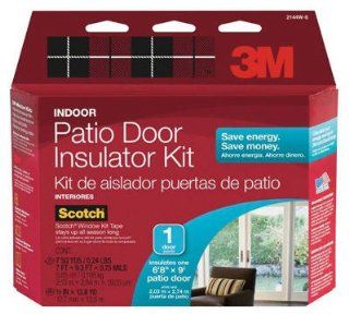3M 2144W 6 84 x 112 Inch Interior Patio Door Insulator Kit   Quantity 6   Masking Tape