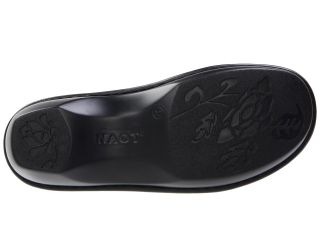 Naot Footwear Paris Black Madras Leather