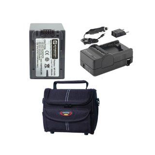 Sony DCR SR82 Camcorder Accessory Kit includes SDM 109 Charger, ST80 Case, SDNPFH70 Battery  Digital Camera Accessory Kits  Camera & Photo
