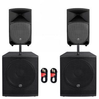Mackie SRM1801 Powered Subs and TH 12A DJ Speakers Set New Musical Instruments