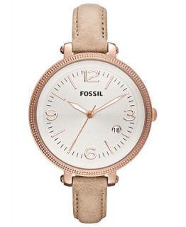 Fossil Womens Heather Tan Leather Strap Watch 42mm ES3133   Watches   Jewelry & Watches