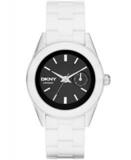 DKNY Watch, Womens White Ceramic Bracelet NY4912   Watches   Jewelry & Watches