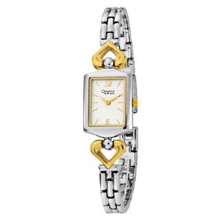 Caravelle by Bulova Women's 45L112 Bracelet Two Tone Square Watch Caravelle Watches