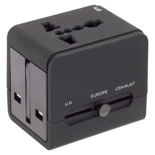 Lewis N. Clark Global Adapter With USB Charger  