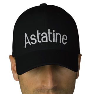 Astatine Embroidered Baseball Caps