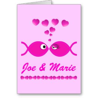 Christian Valentine Pink v1 Greeting Card