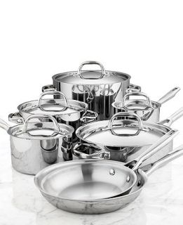 Anolon Tri Ply Stainless Steel 12 Piece Cookware Set   Cookware   Kitchen