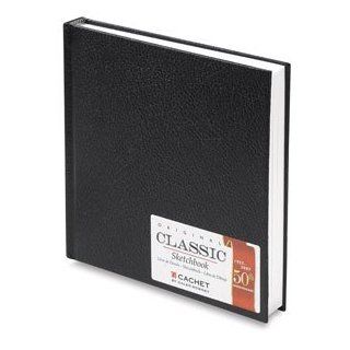 Cachet Classic Black Cover Sketchbook   7 x 7, 108 Sheets