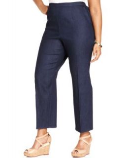 Alfred Dunner Plus Size Denim Pull On Pants   Pants   Plus Sizes