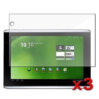 Skque Premium Clear Crystal Screen Protector for Acer Iconia Tab A500 10S16u 10.1 Inch Tablet Computer (3 Packs ) Computers & Accessories