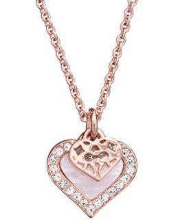 COACH MOTHER OF PEARL HEART NECKLACE   COACH   Handbags & Accessories