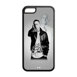 Hiphop Rapper Pop Music Custom cover Eminem New Design TPU Case Back Cover For Iphone 5c iphone5c NY107 Cell Phones & Accessories