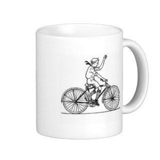 Bicycle 17 ~ Vintage Bicycling Boy Cycling Mugs