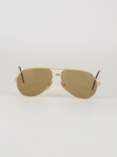 Cartier Vintage Aviator Frame Sunglasses
